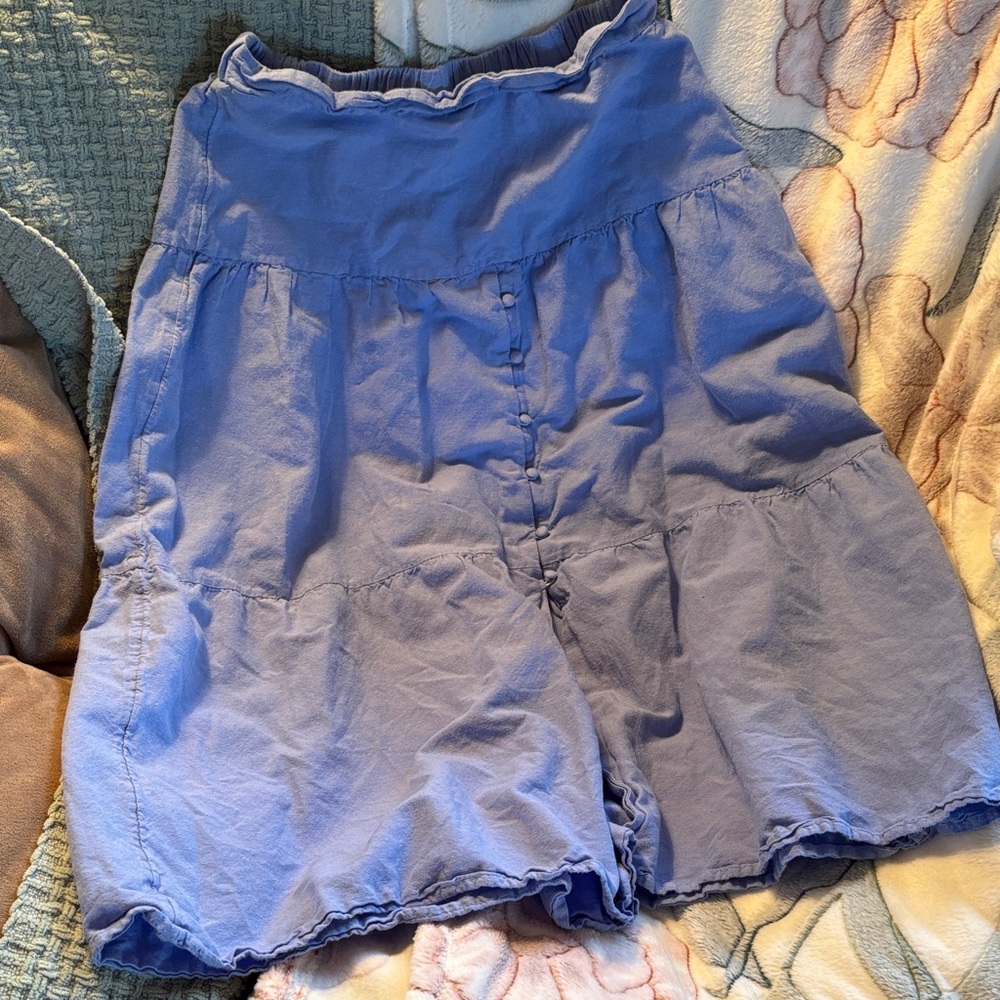 Blue Midi Skirt